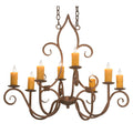 8-Light 36 in. Chandelier - Elara Cove for dining room view 1
