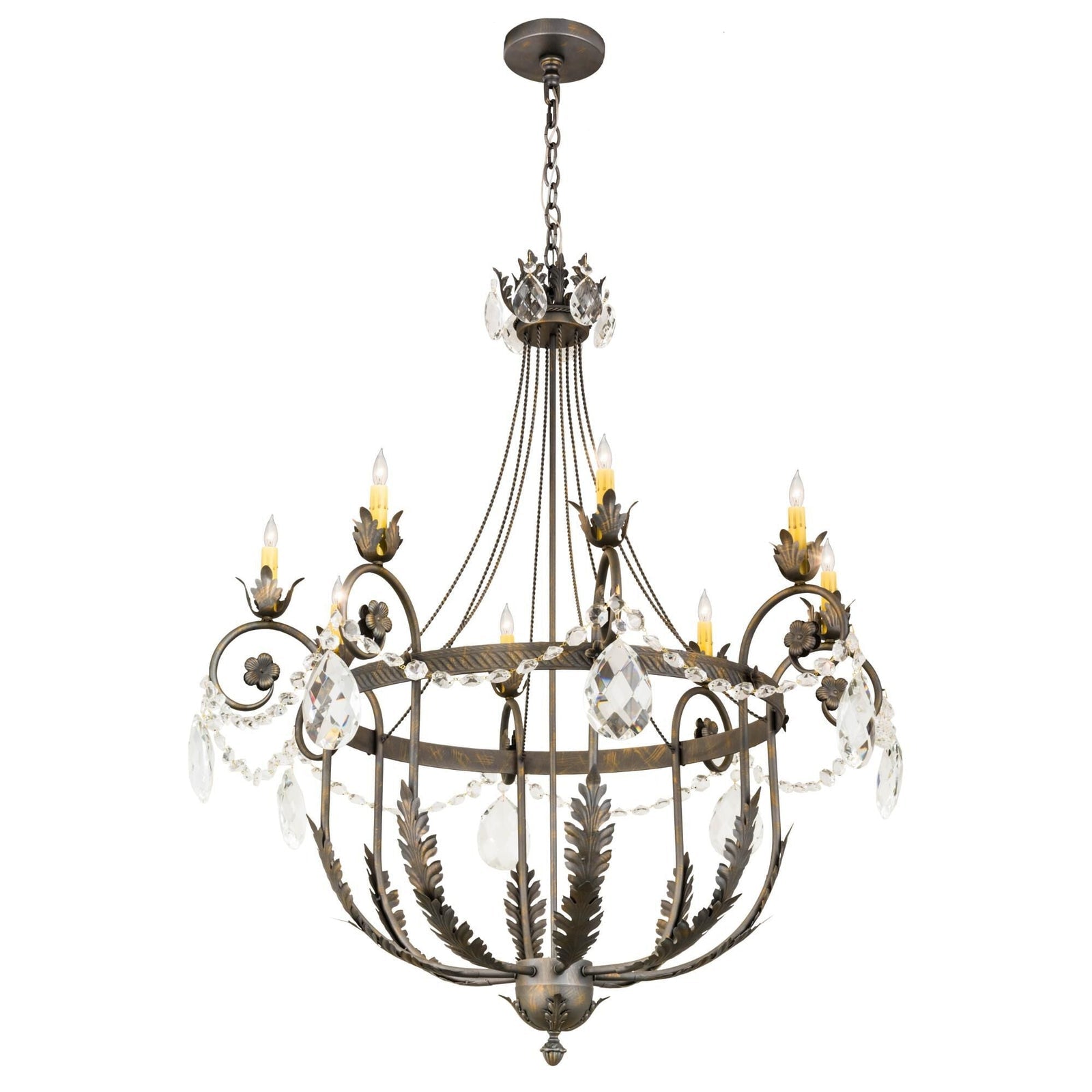 Candle chandelier - Briar Ridge for dining room view 1