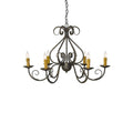 Candle chandelier - Lyra Halo for dining room view 1