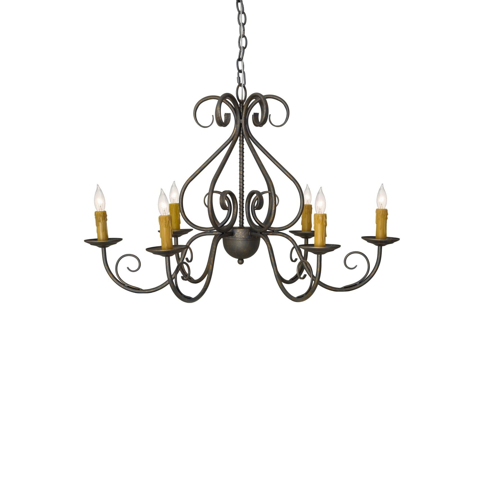 Candle chandelier - Lyra Halo for dining room view 1