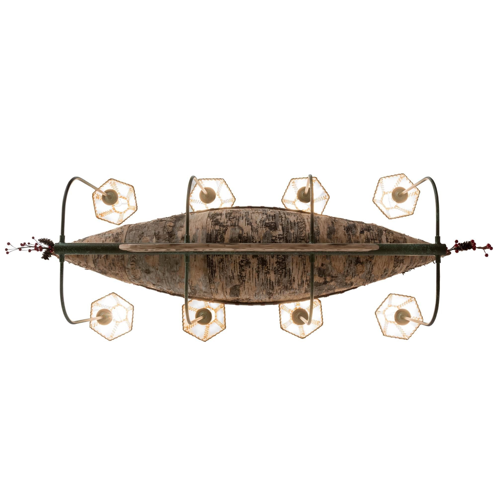 Candle chandelier - Petra Halo for dining room view 4