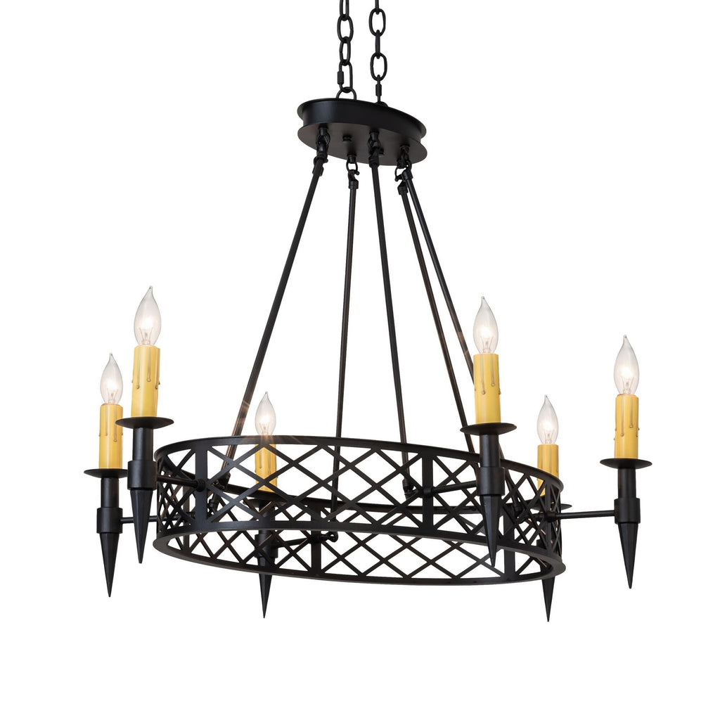 6-Light 42 in. Chandelier - Yule Ridge for dining room view 2