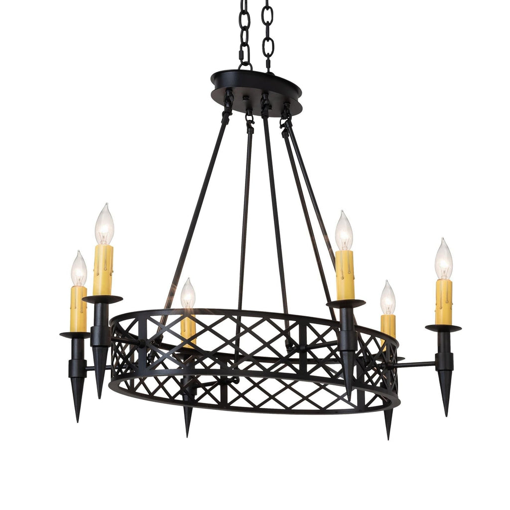 6-Light 42 in. Chandelier - Yule Ridge for dining room view 1