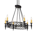 6-Light 42 in. Chandelier - Yule Ridge for dining room view 1