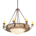 3-Light 42 in. LED Chandelier - Esme Luxe for dining room view 1