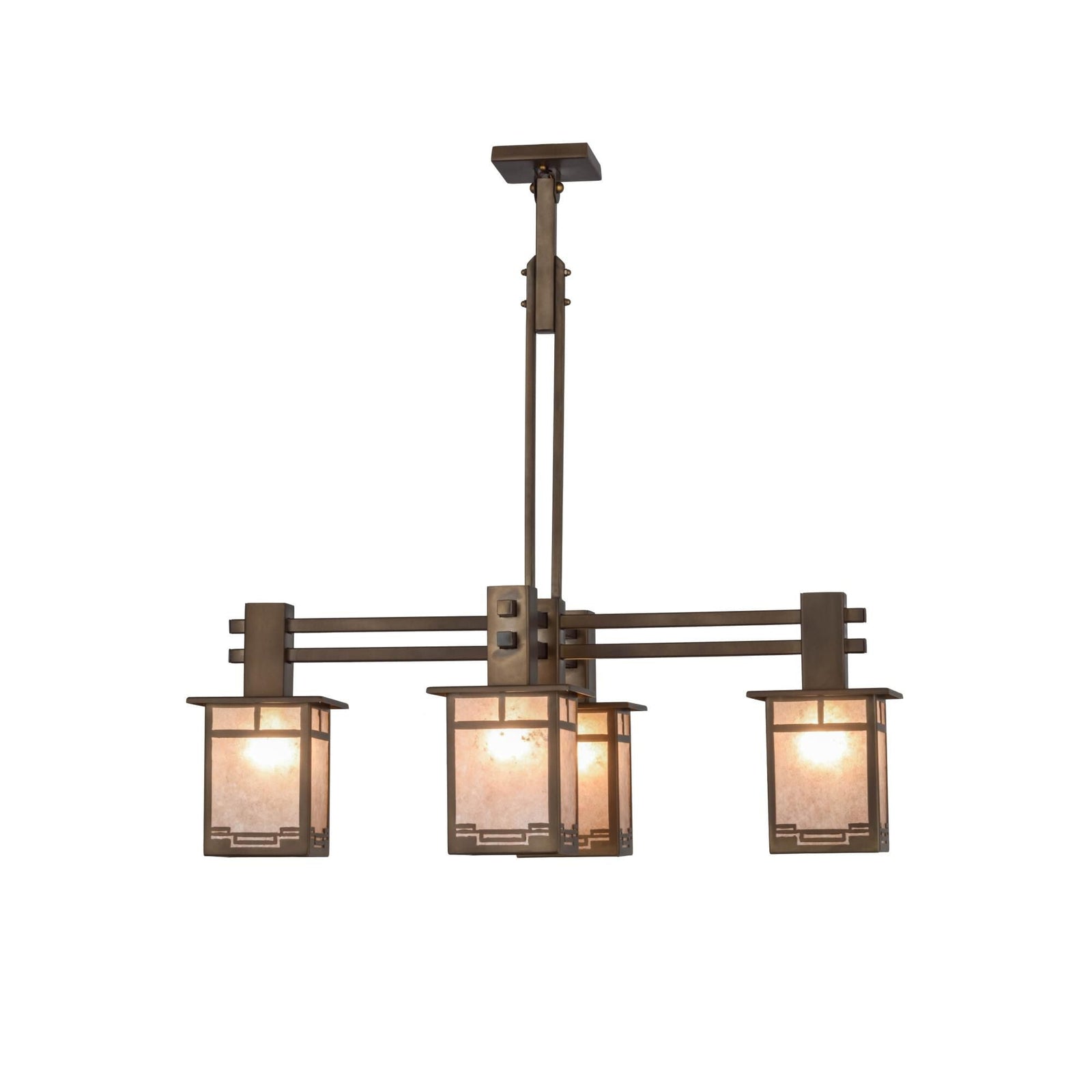 4-Light 36 in. Chandelier - Riven Ridge for dining room view 1