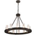 12-Light 36 in. Chandelier - Winslow Ridge for dining room view 1