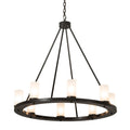 Candle chandelier - Clara Halo for dining room view 1