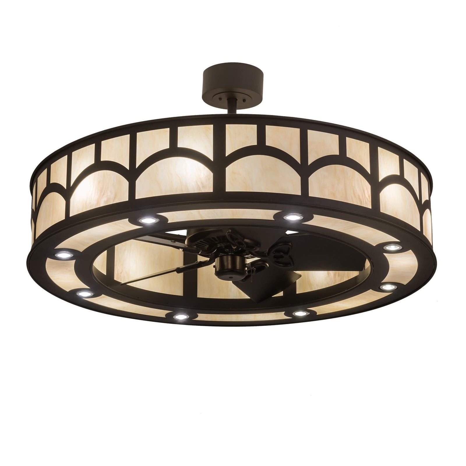 8-Light 45 in. Chandelier - Onda Luxe for dining room view 1