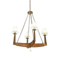 12-Light 42 in. LED Chandelier - Livia Loom for dining room view 1