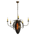 Candle chandelier - Celia Bloom for dining room view 1