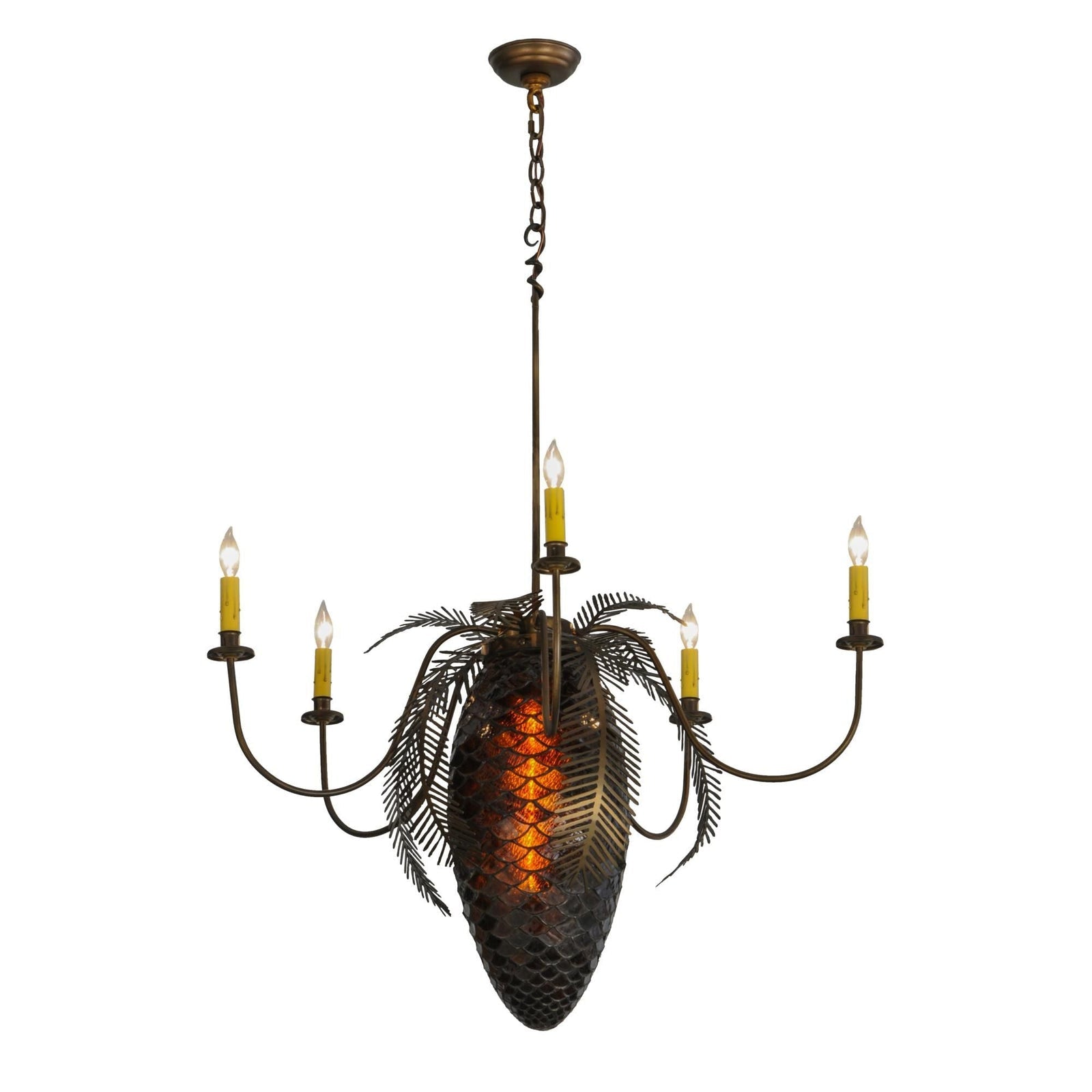 Candle chandelier - Celia Bloom for dining room view 1