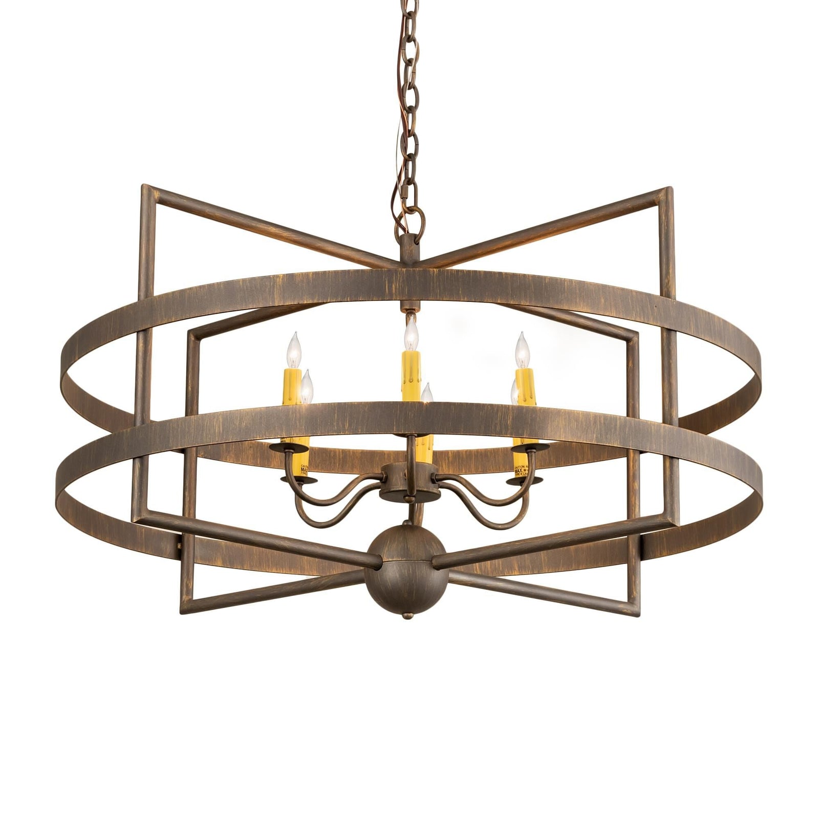 Candle chandelier - Briar Loom for dining room view 1