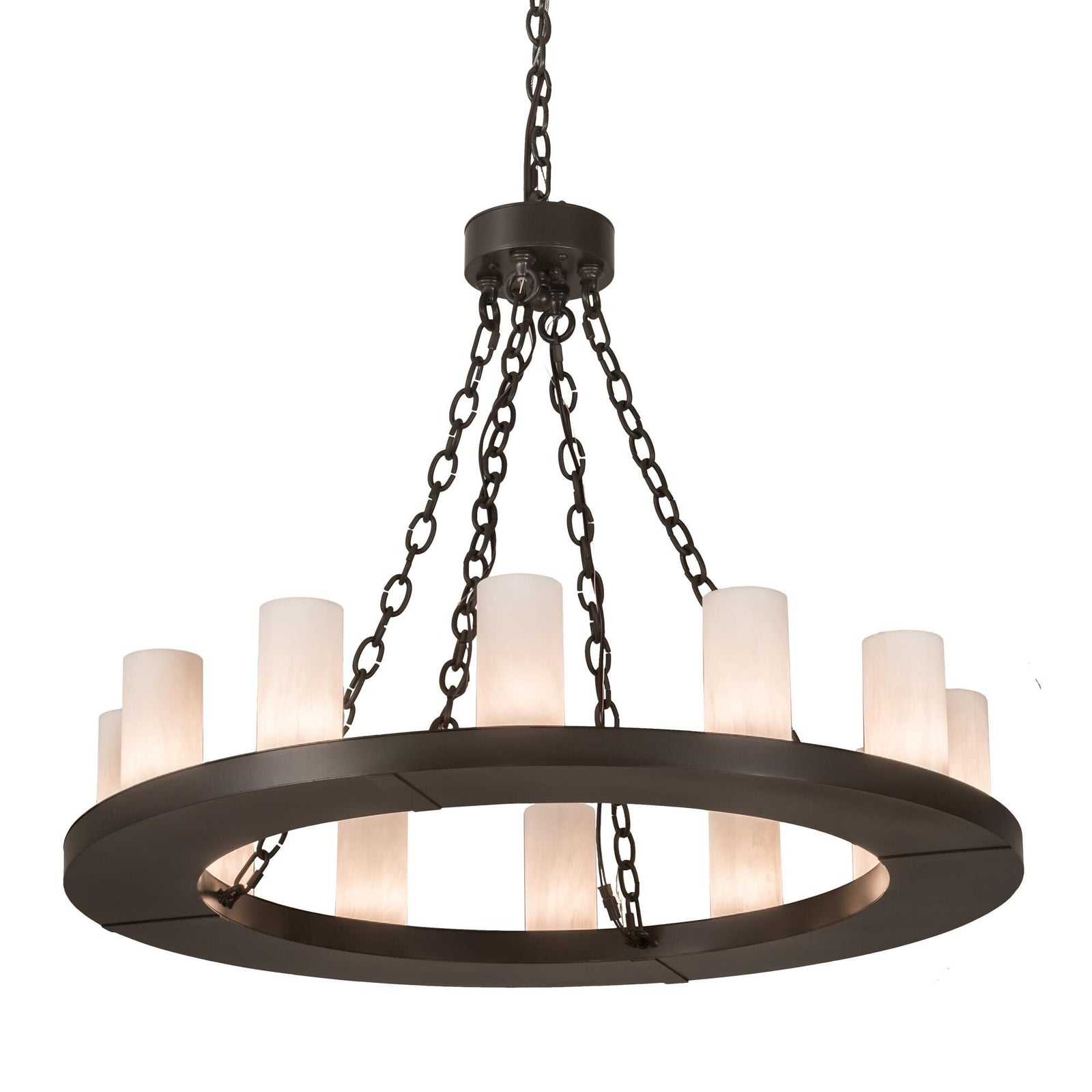 12-Light 36 in. Chandelier - Kestrel Loom for dining room view 1