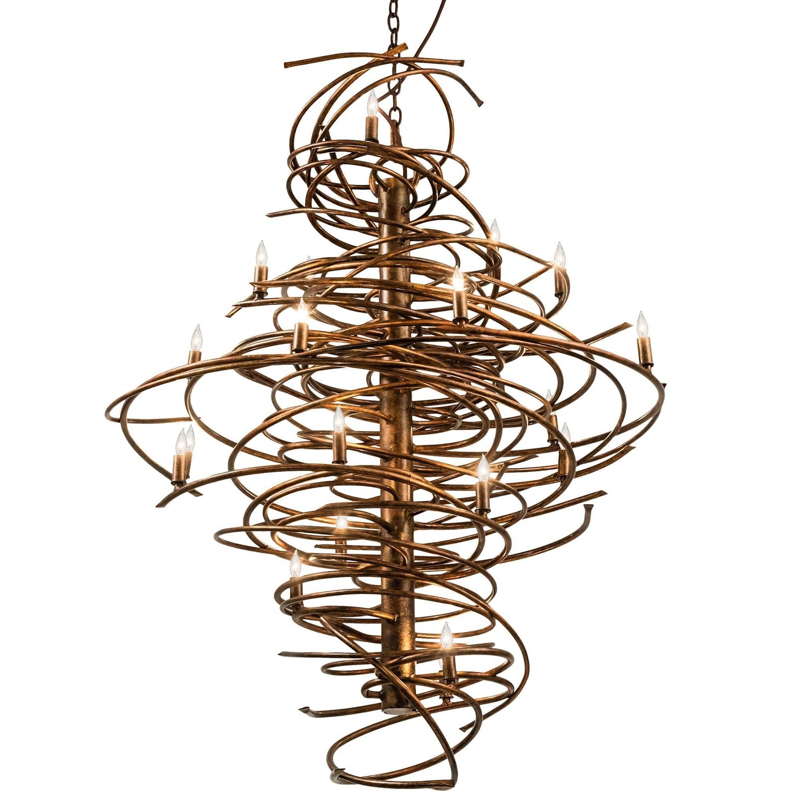 Candle chandelier - Indra Halo for dining room view 1