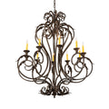Candle chandelier - Wren Halo for dining room view 1