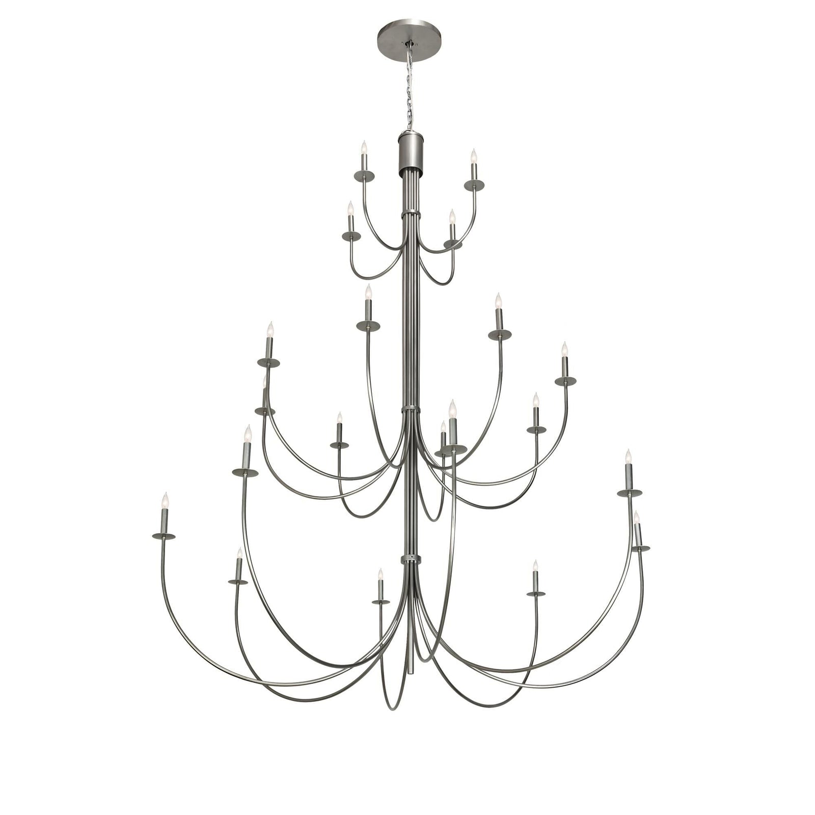 Candle chandelier - Belen Bloom for dining room view 1