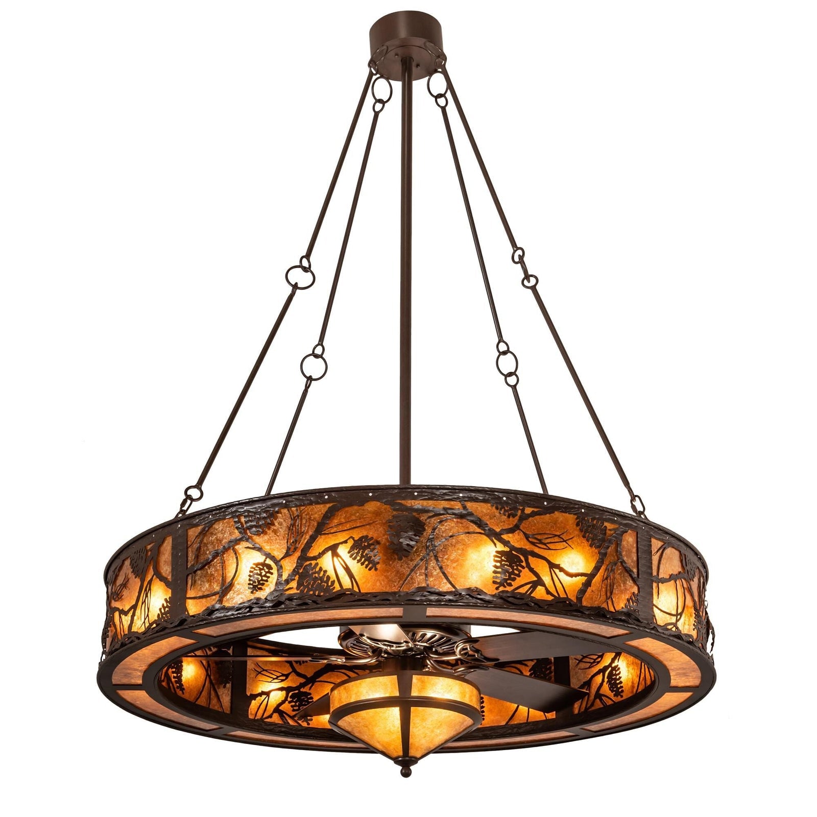 Round chandelier - Livia Bloom for dining room view 1
