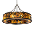 Round chandelier - Noor Ridge for dining room view 1