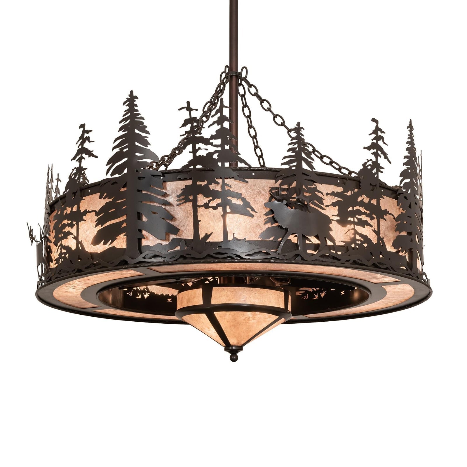 12-Light 46 in. Chandelier - Viola Luxe for dining room view 1