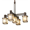 8-Light 51 in. Chandelier - Liora Luxe for dining room view 1