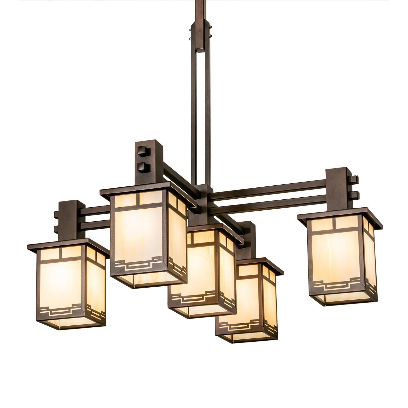 8-Light 51 in. Chandelier - Liora Luxe for dining room view 1