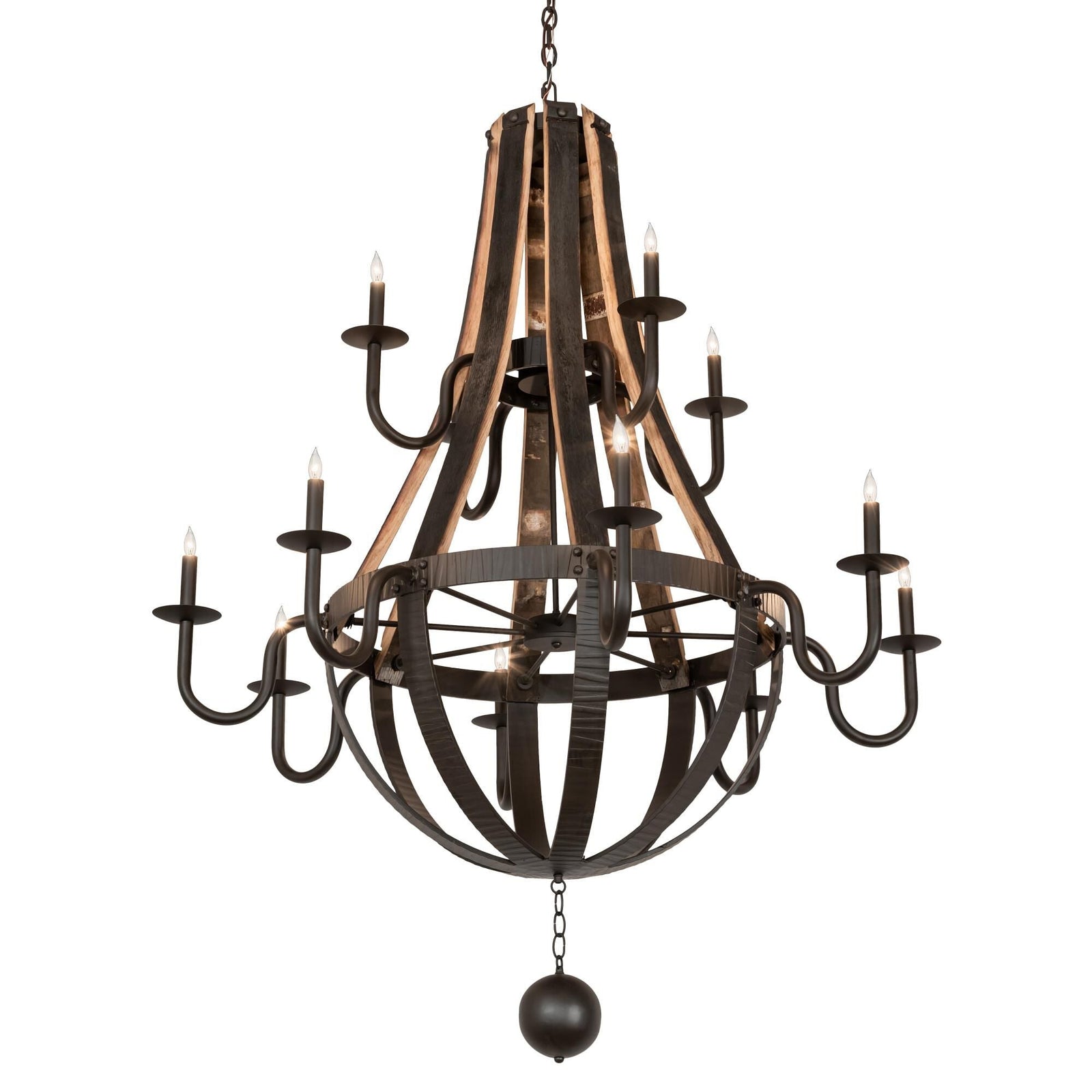Candle chandelier - Aria Halo for dining room view 1