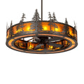 8-Light 56 in. Chandelier - Ilona Bloom for dining room view 1