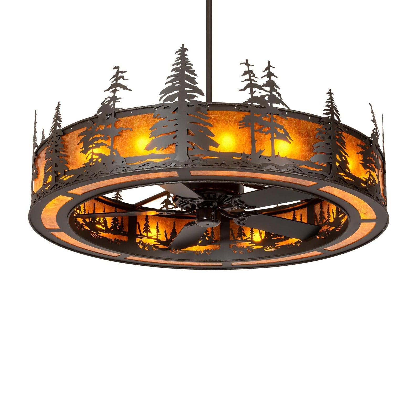 8-Light 56 in. Chandelier - Ilona Bloom for dining room view 1