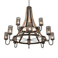 3-Light 65 in. Chandelier - Kestrel Ridge for dining room view 1