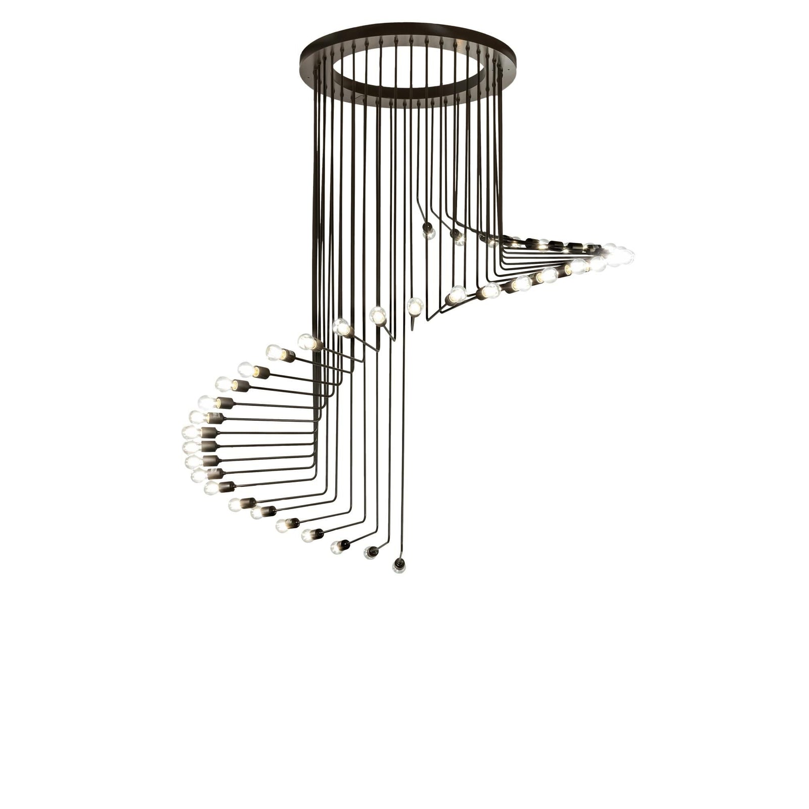 24-Light 65 in. Chandelier - Sabine Grove for dining room view 1