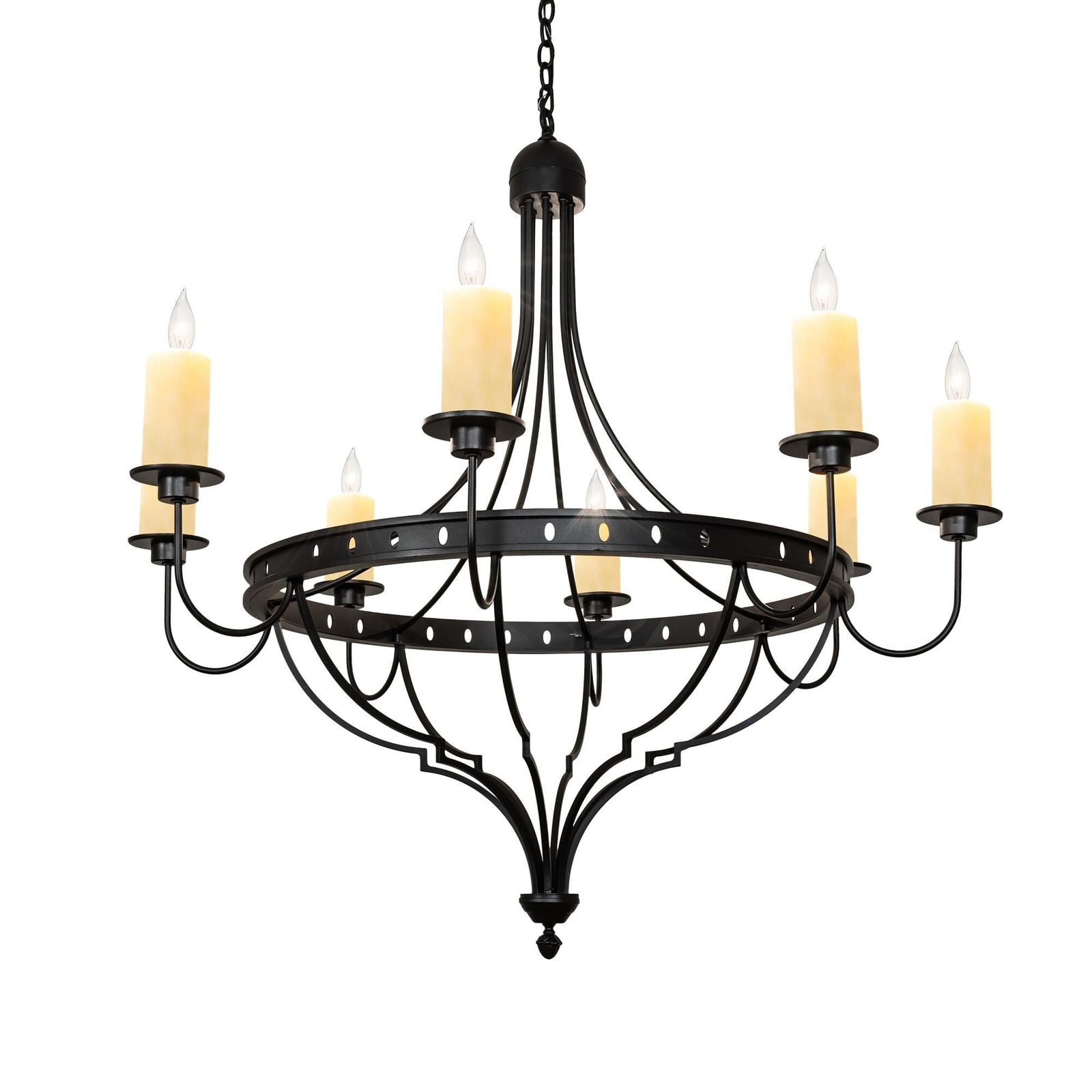 Candle chandelier - Halo Grove for dining room view 1
