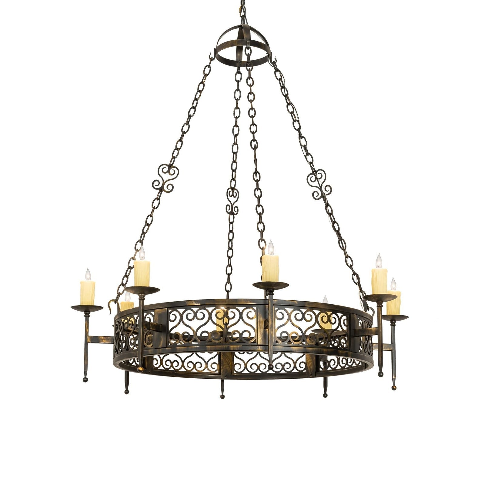 Candle chandelier - Siena Ridge for dining room view 1