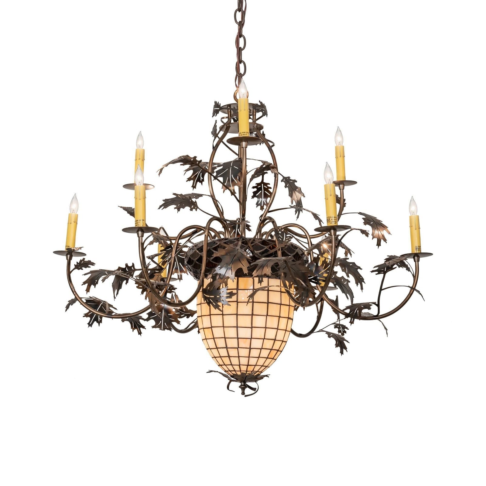 Wood chandelier - Wren Ridge for dining room view 1