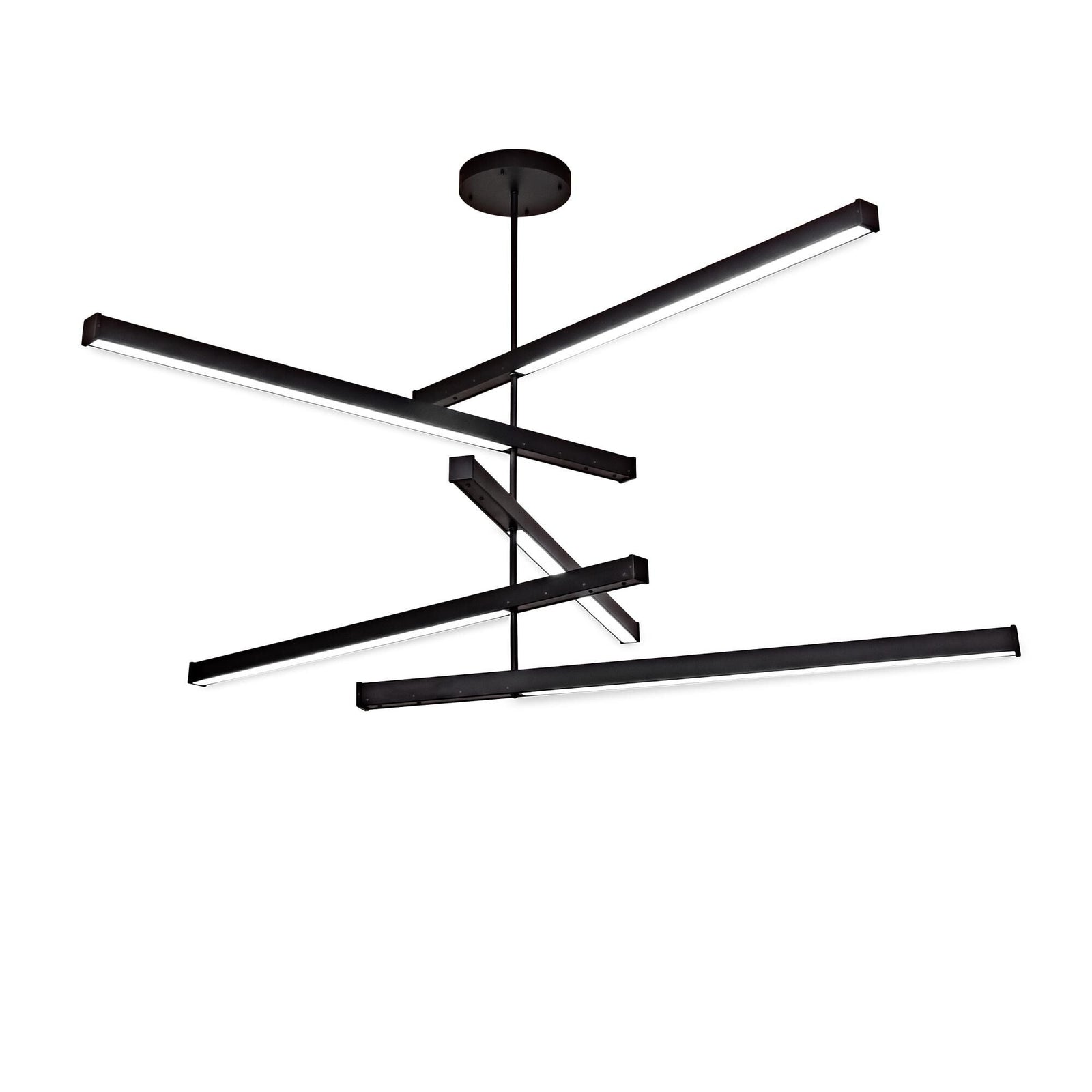 2-Light 94 in. LED Chandelier - Marlow Halo for dining room view 1