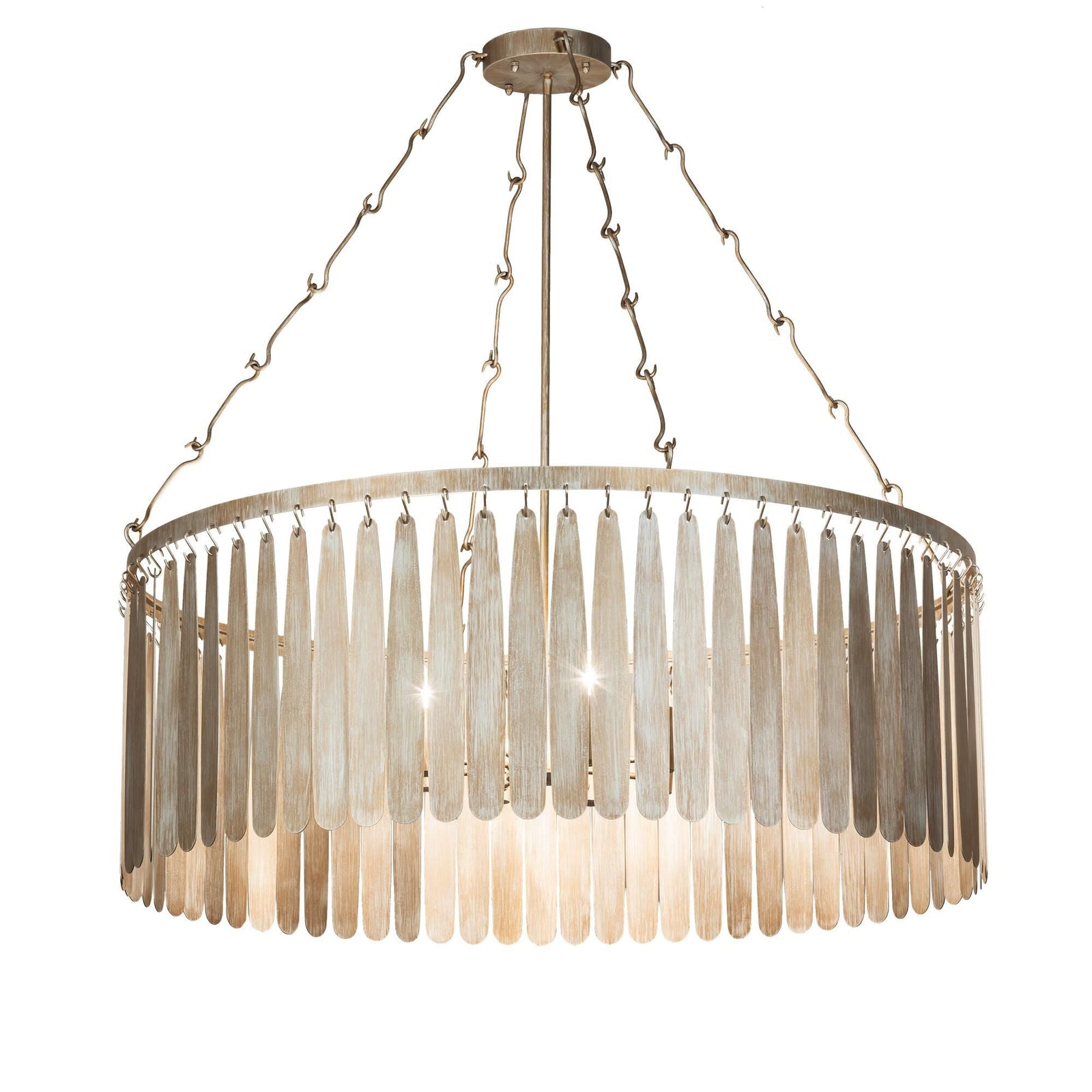 2-Light 48 in. Chandelier - Lazuli Bloom for dining room view 1