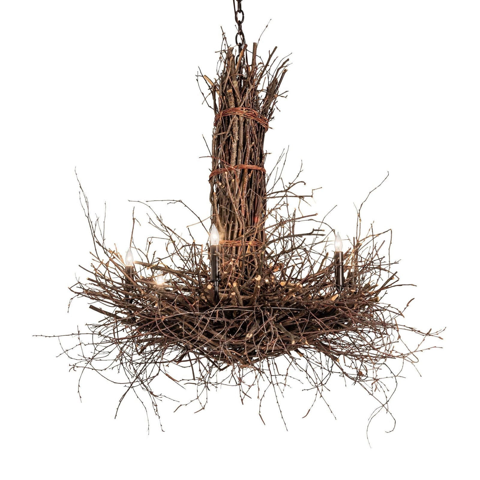 Candle chandelier - Junia Halo for dining room view 1