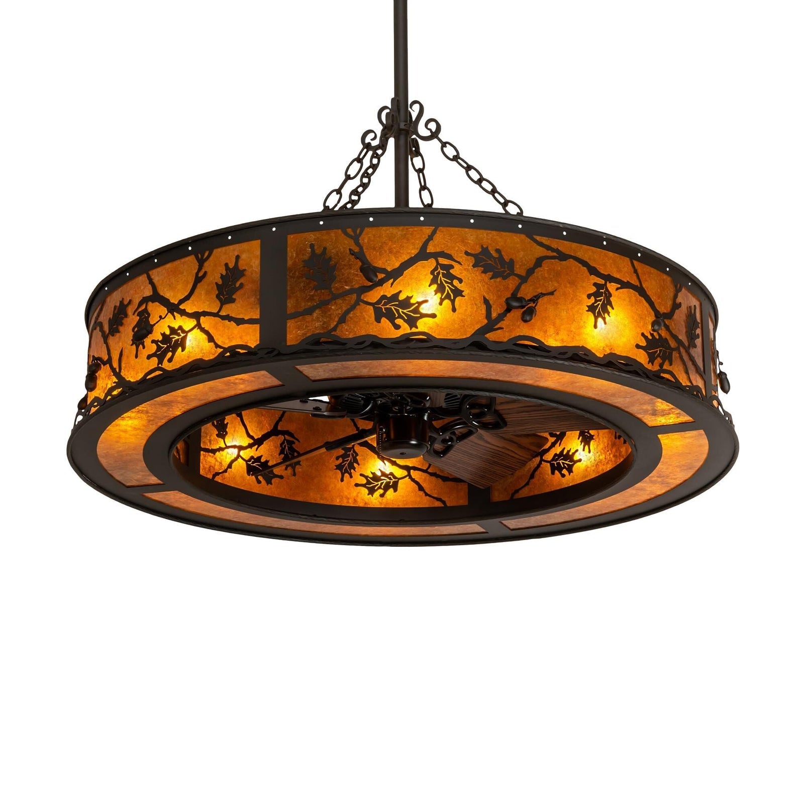 Wood chandelier - Zora Luxe for dining room view 1