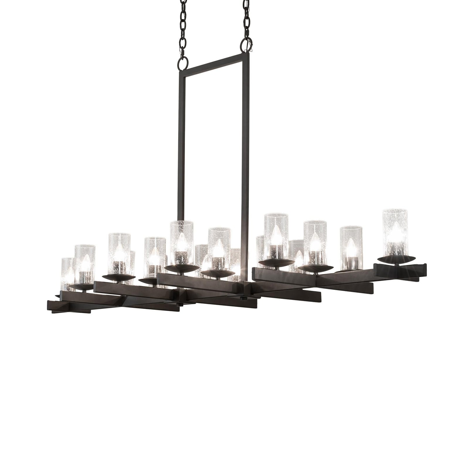 2-Light 72 in. Chandelier - Ion Loom for dining room view 1