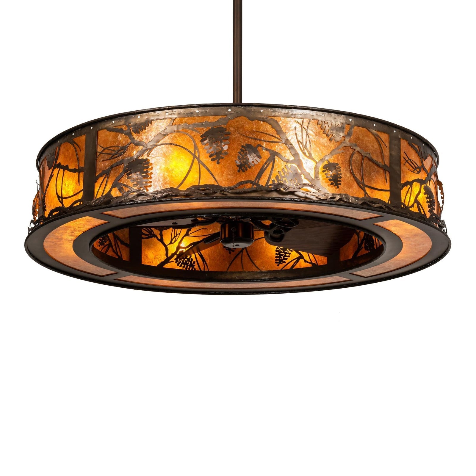 Round chandelier - Maren Loom for dining room view 1