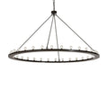 2-Light 96 in. Chandelier - Finch Ridge for dining room view 1