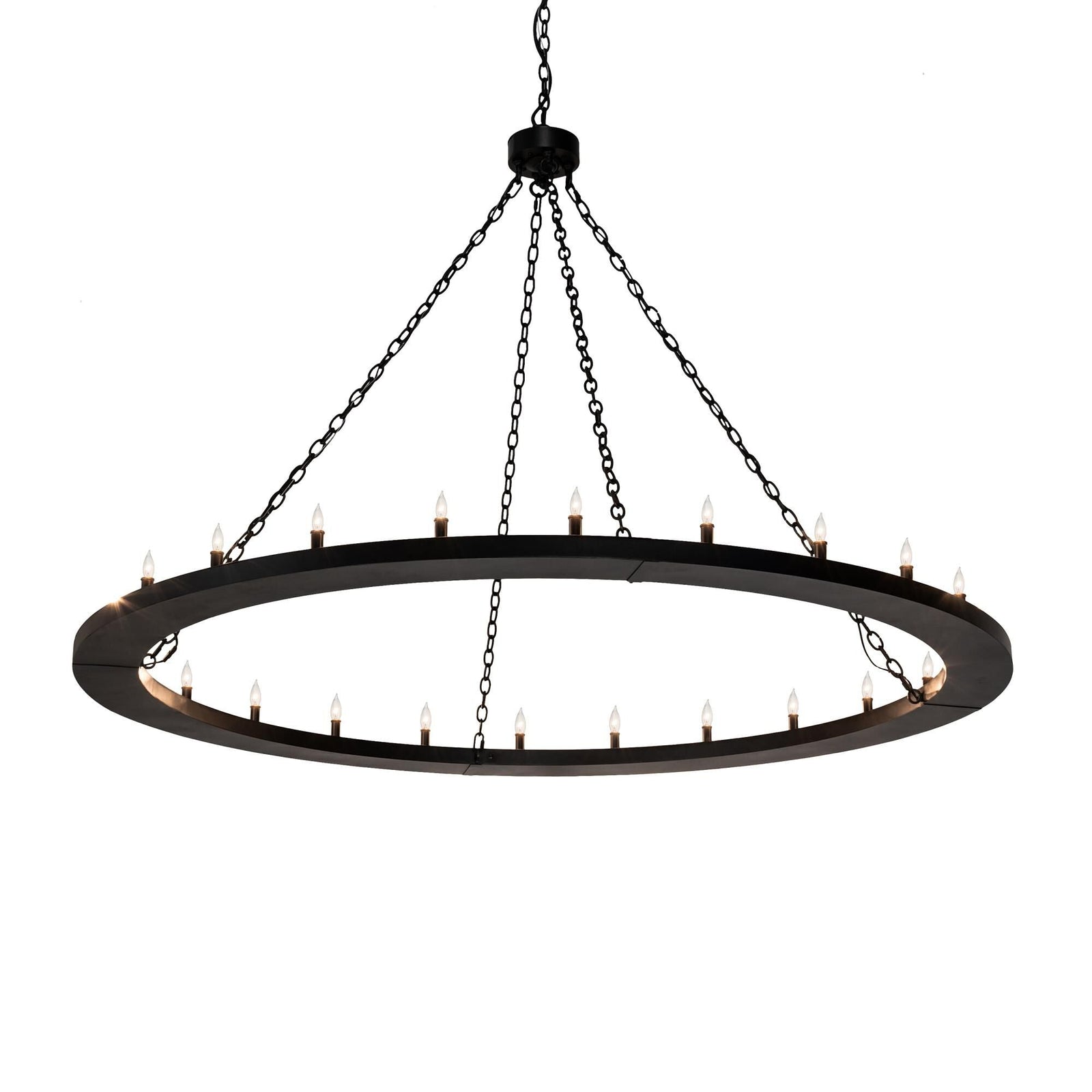 Candle chandelier - Bexley Loom for dining room view 1