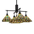 54 in. Chandelier - Lyra Stone for dining room view 1