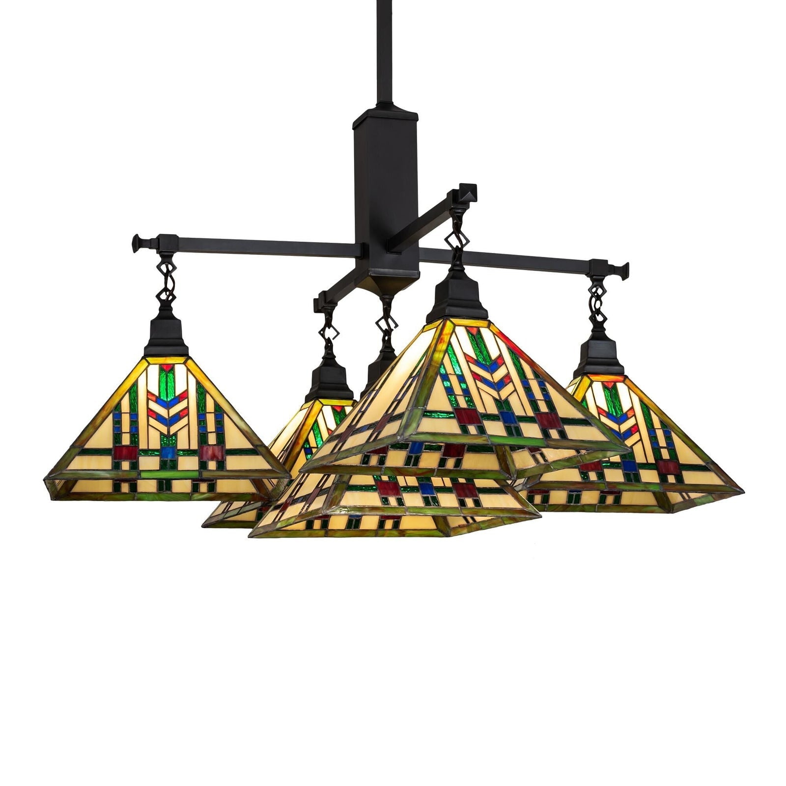 54 in. Chandelier - Lyra Stone for dining room view 1