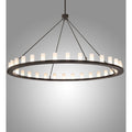 8-Light 96 in. Chandelier - Galen Grove for dining room view 1