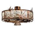 2-Light 36 in. LED Chandelier - Thalia Halo for dining room view 1