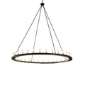 12-Light 94 in. Chandelier - Seren Loom for dining room view 1