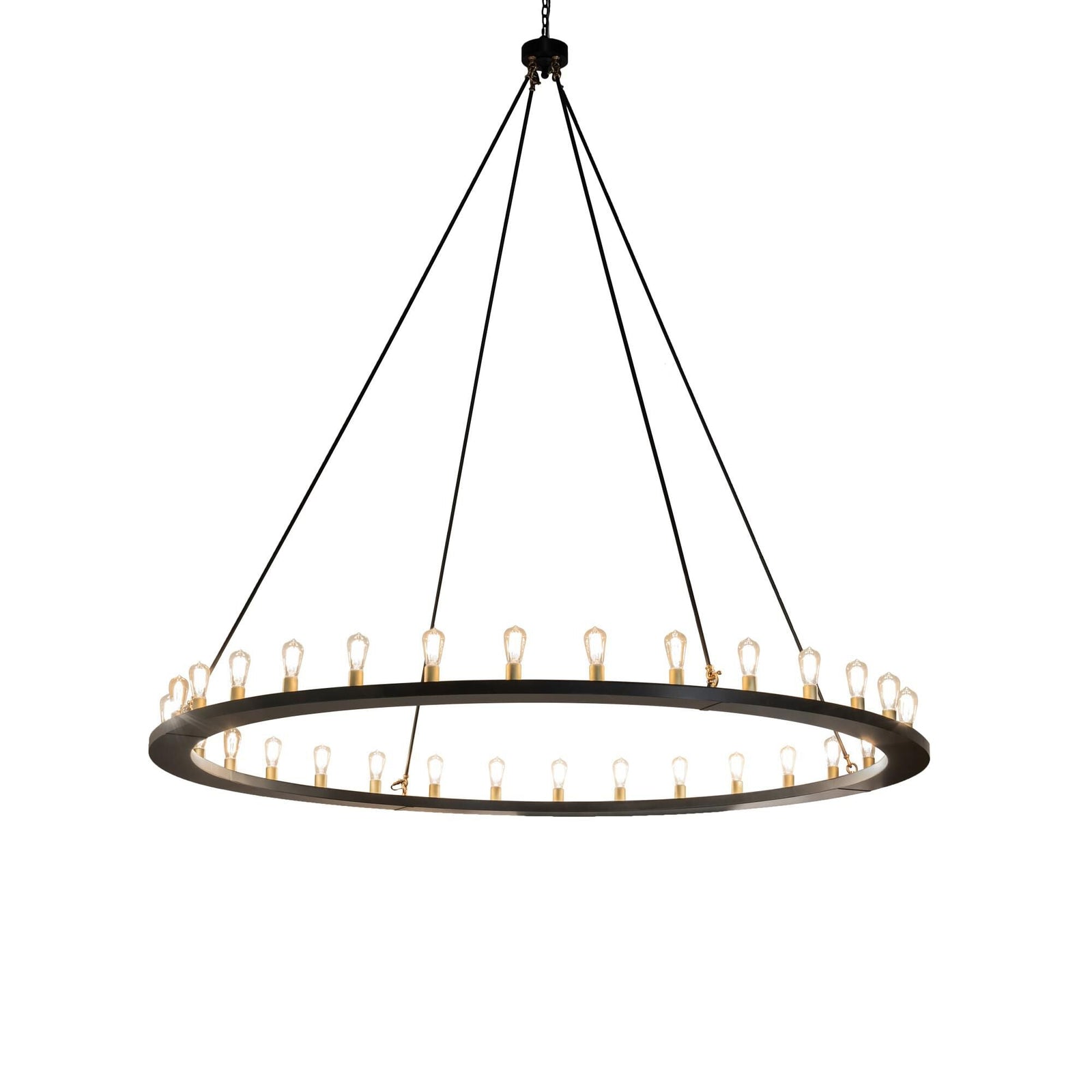 12-Light 94 in. Chandelier - Seren Loom for dining room view 1