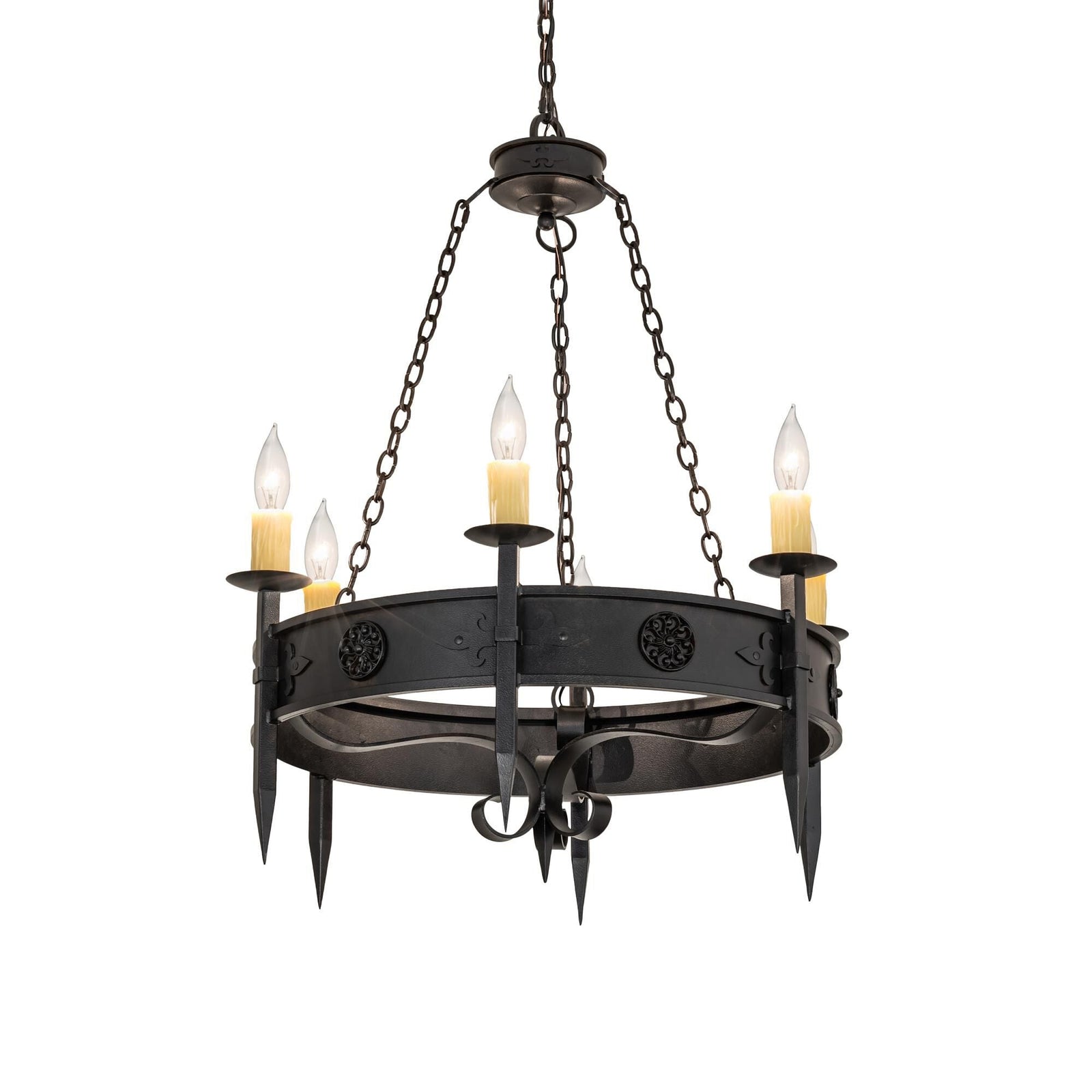 Candle chandelier - Xara Loom for dining room view 1