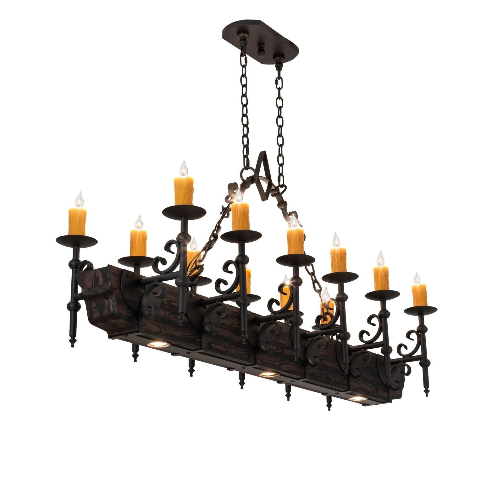 Candle chandelier - Oriel Bloom for dining room view 1